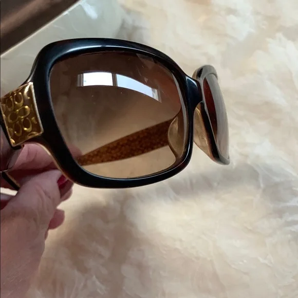 Coach Brown and Tan Glasses Stylish Sunglasses - Picture 2 of 12